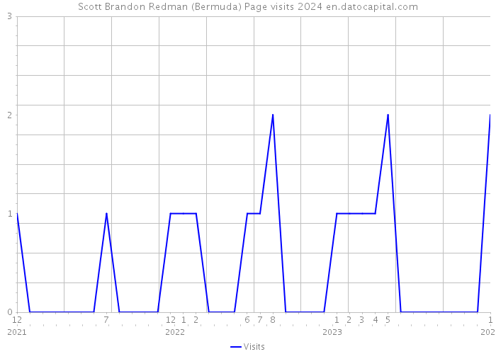 Scott Brandon Redman (Bermuda) Page visits 2024 
