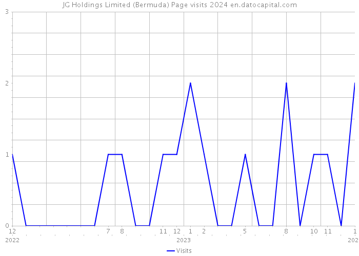 JG Holdings Limited (Bermuda) Page visits 2024 
