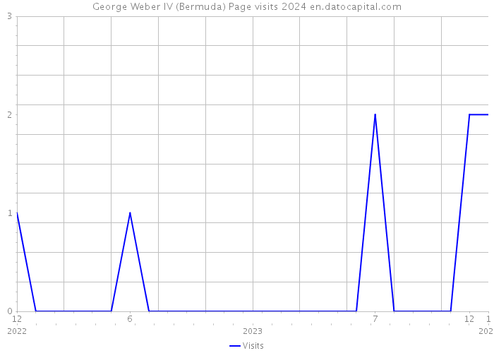 George Weber IV (Bermuda) Page visits 2024 