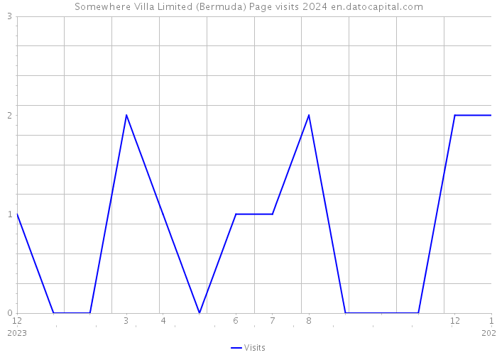 Somewhere Villa Limited (Bermuda) Page visits 2024 