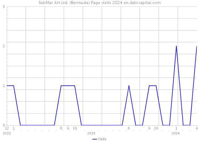 SebMar Art Ltd. (Bermuda) Page visits 2024 