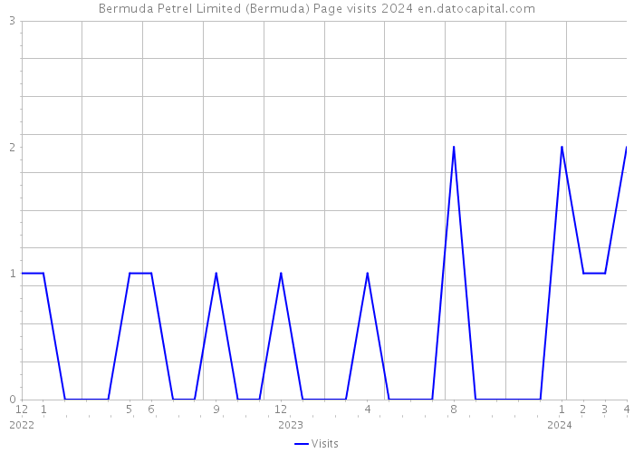 Bermuda Petrel Limited (Bermuda) Page visits 2024 