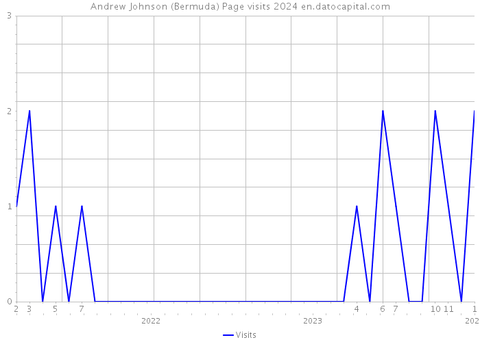Andrew Johnson (Bermuda) Page visits 2024 