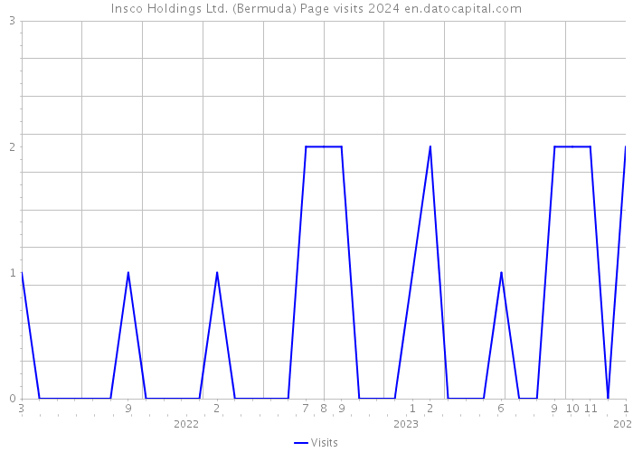 Insco Holdings Ltd. (Bermuda) Page visits 2024 