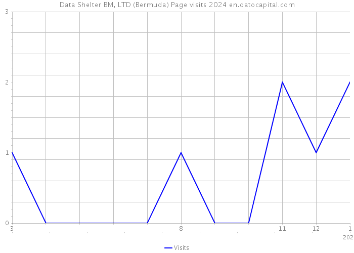 Data Shelter BM, LTD (Bermuda) Page visits 2024 
