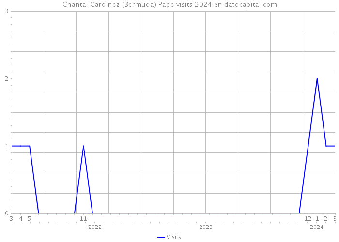 Chantal Cardinez (Bermuda) Page visits 2024 
