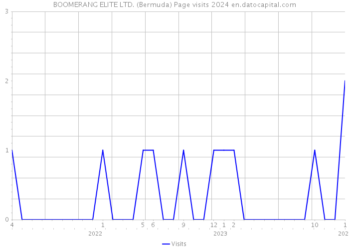 BOOMERANG ELITE LTD. (Bermuda) Page visits 2024 