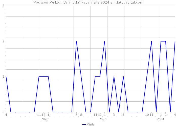 Voussoir Re Ltd. (Bermuda) Page visits 2024 