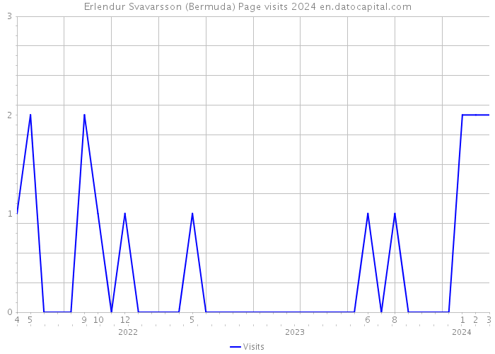 Erlendur Svavarsson (Bermuda) Page visits 2024 