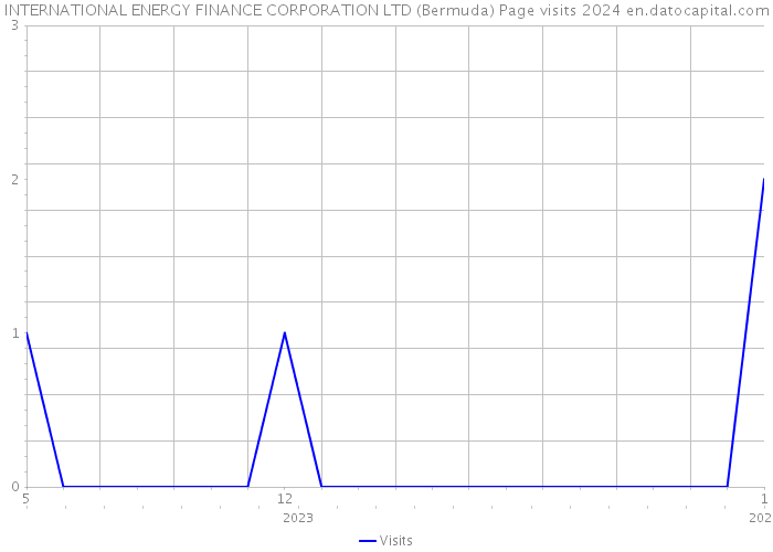INTERNATIONAL ENERGY FINANCE CORPORATION LTD (Bermuda) Page visits 2024 