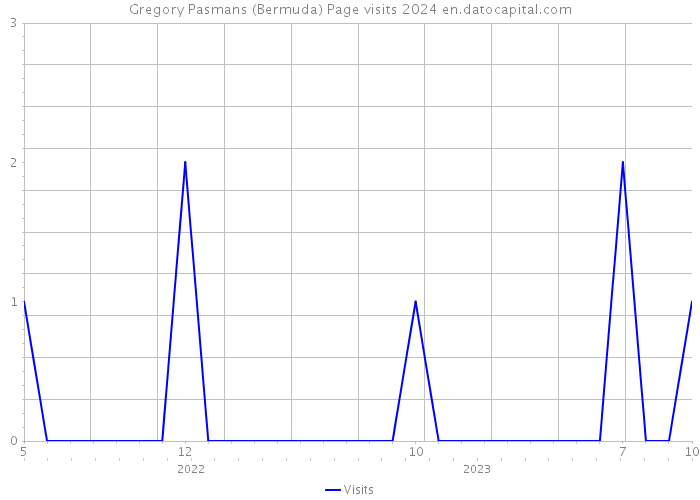 Gregory Pasmans (Bermuda) Page visits 2024 