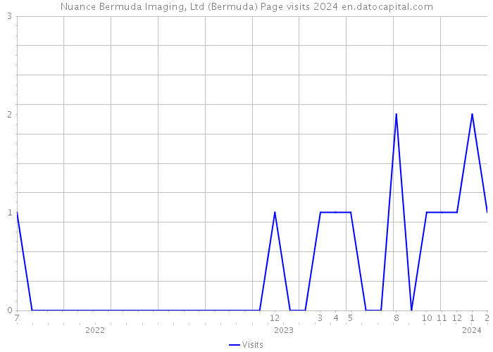 Nuance Bermuda Imaging, Ltd (Bermuda) Page visits 2024 