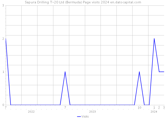 Sapura Drilling T-20 Ltd (Bermuda) Page visits 2024 
