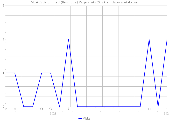 VL 41207 Limited (Bermuda) Page visits 2024 