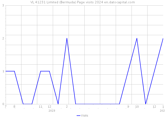 VL 41231 Limited (Bermuda) Page visits 2024 