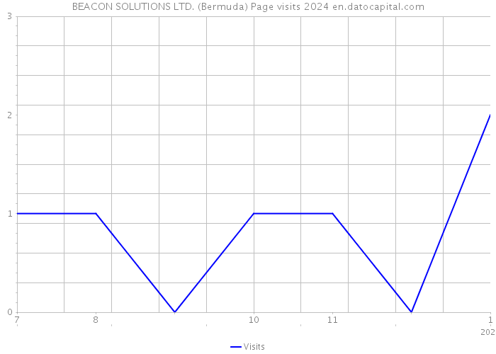 BEACON SOLUTIONS LTD. (Bermuda) Page visits 2024 