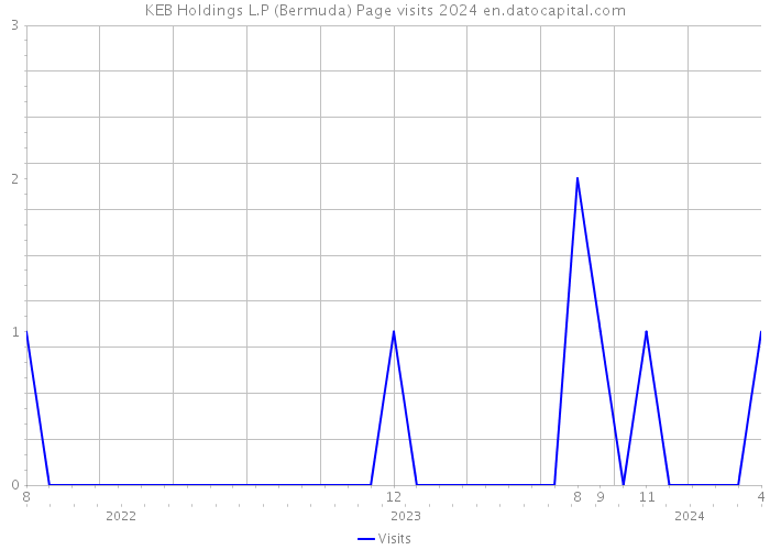 KEB Holdings L.P (Bermuda) Page visits 2024 