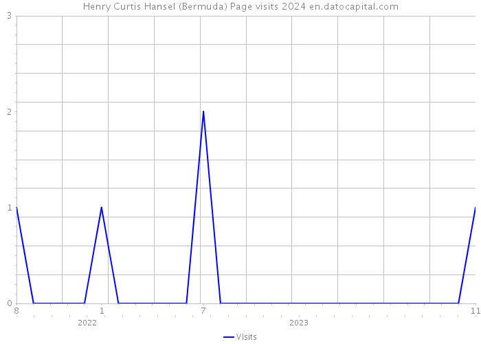 Henry Curtis Hansel (Bermuda) Page visits 2024 