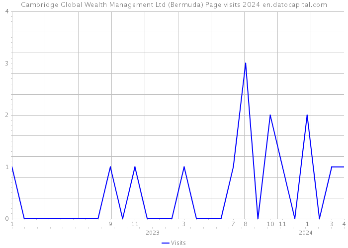 Cambridge Global Wealth Management Ltd (Bermuda) Page visits 2024 
