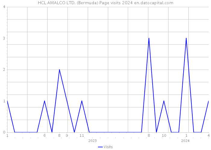 HCL AMALCO LTD. (Bermuda) Page visits 2024 