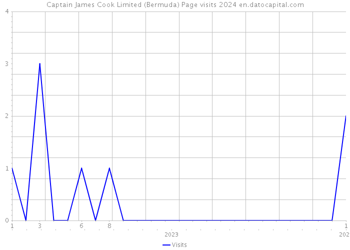 Captain James Cook Limited (Bermuda) Page visits 2024 
