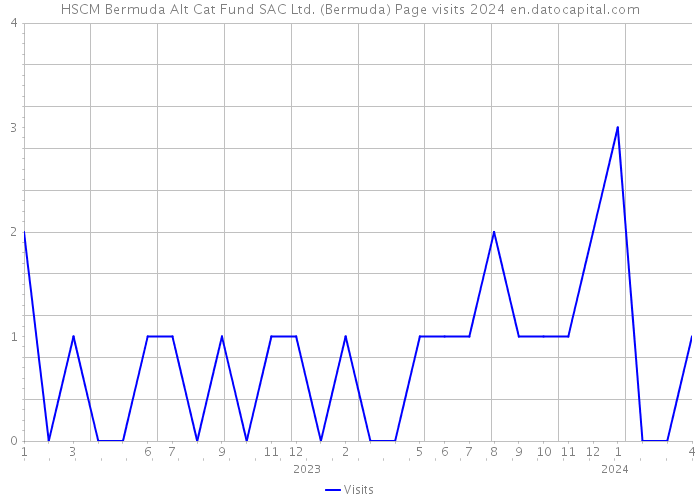 HSCM Bermuda Alt Cat Fund SAC Ltd. (Bermuda) Page visits 2024 