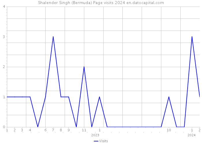 Shalender Singh (Bermuda) Page visits 2024 