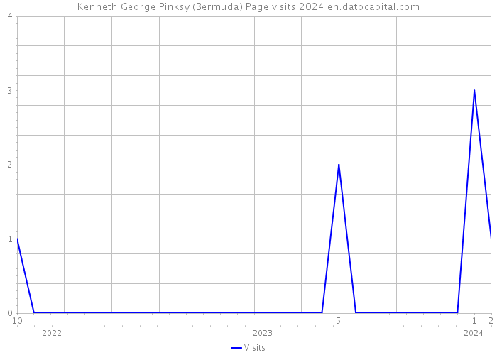 Kenneth George Pinksy (Bermuda) Page visits 2024 