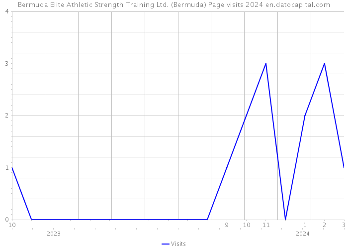 Bermuda Elite Athletic Strength Training Ltd. (Bermuda) Page visits 2024 