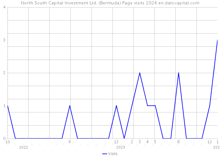 North South Capital Investment Ltd. (Bermuda) Page visits 2024 