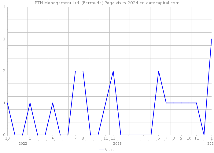 PTN Management Ltd. (Bermuda) Page visits 2024 