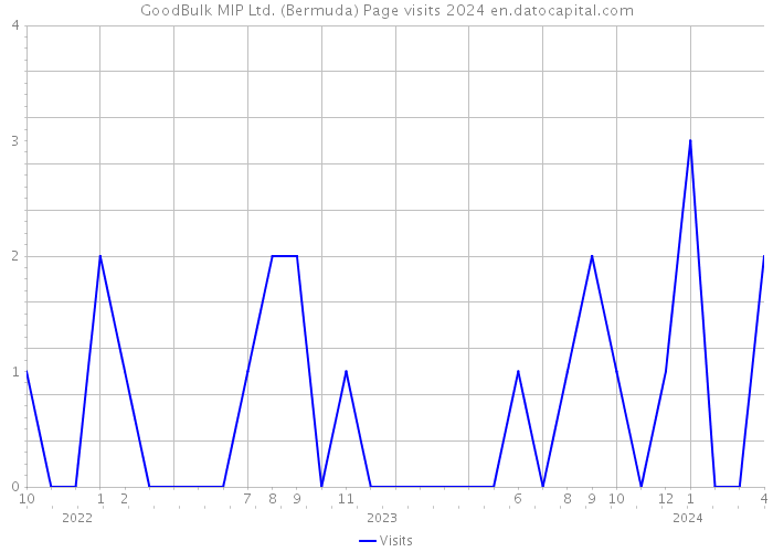 GoodBulk MIP Ltd. (Bermuda) Page visits 2024 