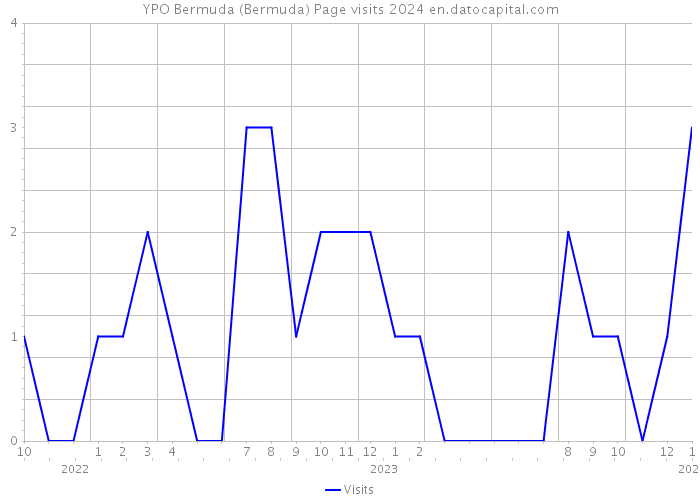 YPO Bermuda (Bermuda) Page visits 2024 