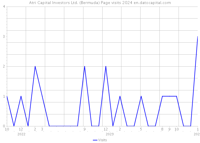 Atri Capital Investors Ltd. (Bermuda) Page visits 2024 