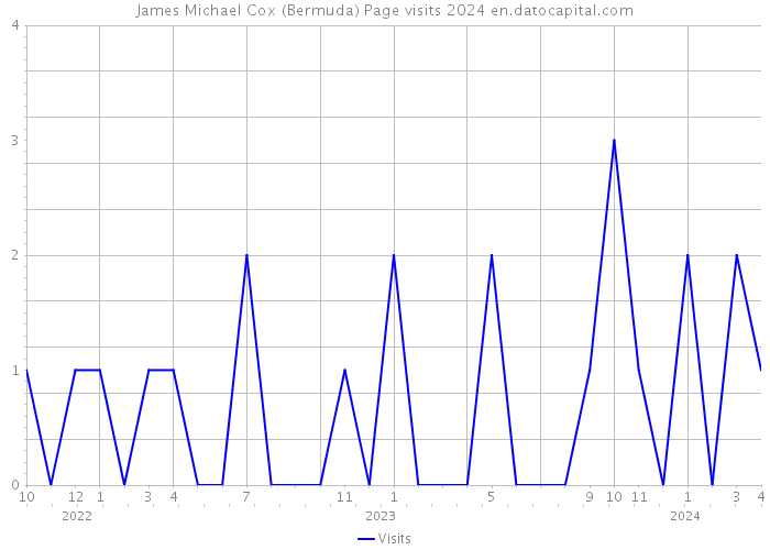 James Michael Cox (Bermuda) Page visits 2024 