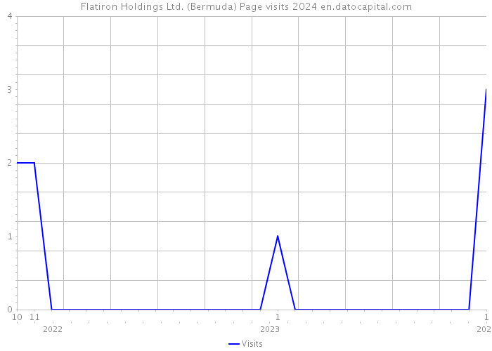 Flatiron Holdings Ltd. (Bermuda) Page visits 2024 