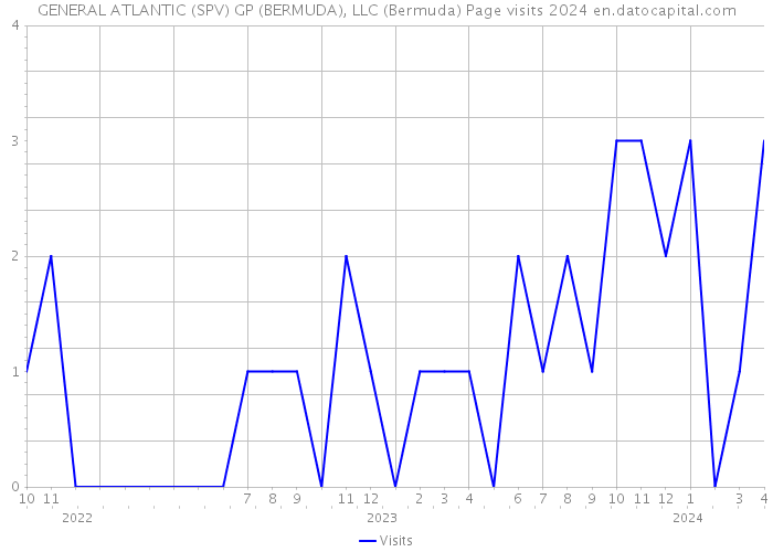 GENERAL ATLANTIC (SPV) GP (BERMUDA), LLC (Bermuda) Page visits 2024 