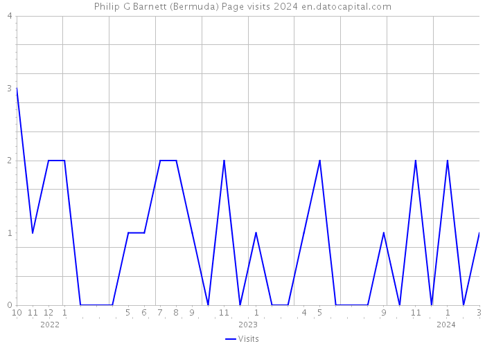 Philip G Barnett (Bermuda) Page visits 2024 