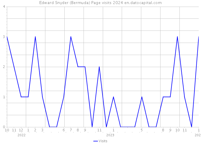 Edward Snyder (Bermuda) Page visits 2024 