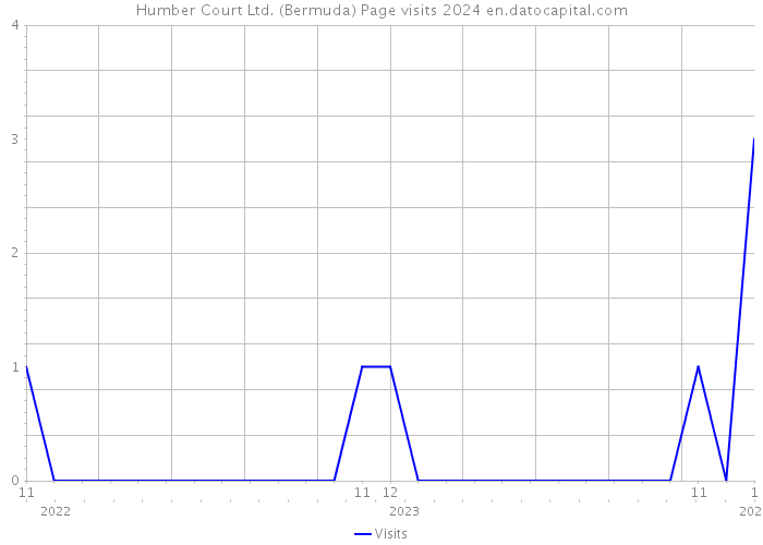 Humber Court Ltd. (Bermuda) Page visits 2024 