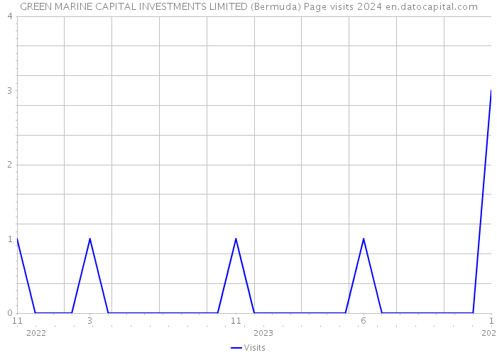 GREEN MARINE CAPITAL INVESTMENTS LIMITED (Bermuda) Page visits 2024 