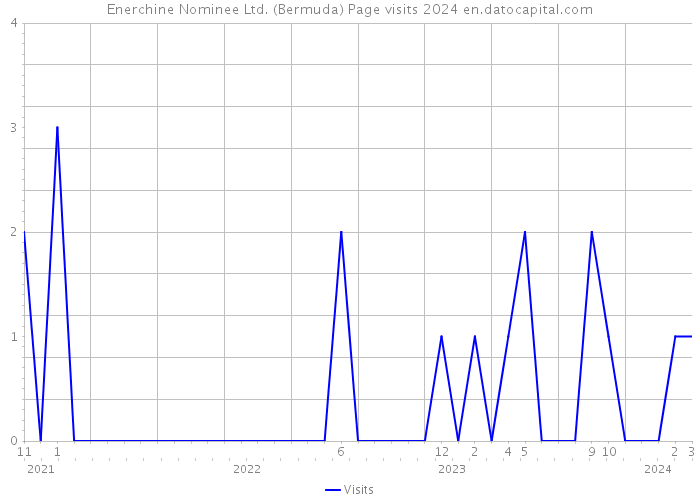 Enerchine Nominee Ltd. (Bermuda) Page visits 2024 