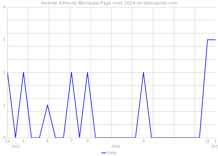 Andrew Almeida (Bermuda) Page visits 2024 