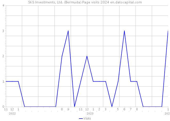 SKS Investments, Ltd. (Bermuda) Page visits 2024 