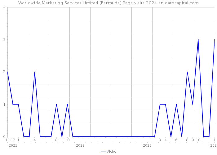 Worldwide Marketing Services Limited (Bermuda) Page visits 2024 