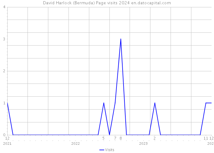 David Harlock (Bermuda) Page visits 2024 