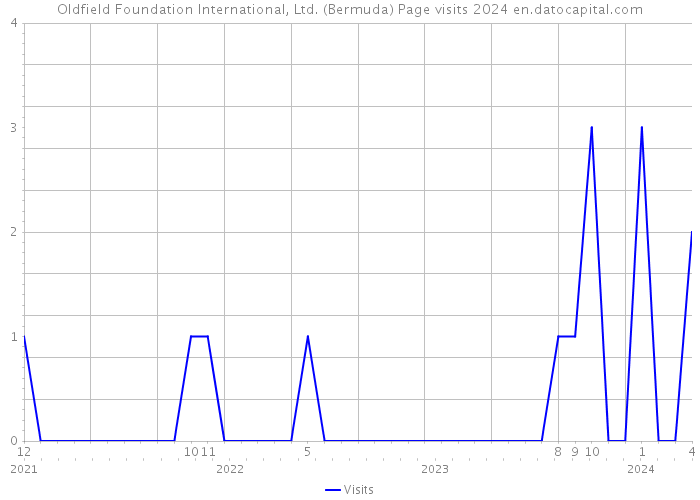 Oldfield Foundation International, Ltd. (Bermuda) Page visits 2024 