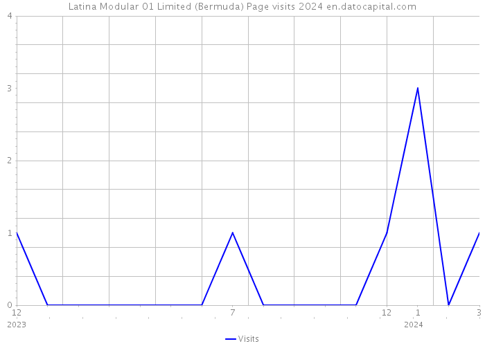 Latina Modular 01 Limited (Bermuda) Page visits 2024 