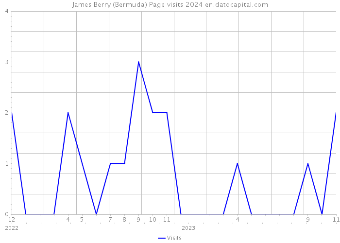 James Berry (Bermuda) Page visits 2024 