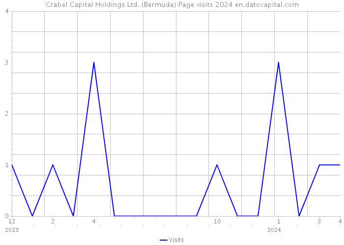 Crabel Capital Holdings Ltd. (Bermuda) Page visits 2024 